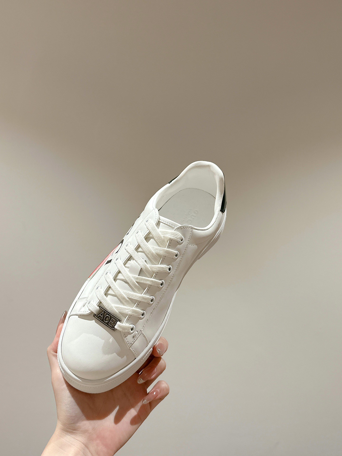 Gucci Ace Couple Shoes Heel High3cm