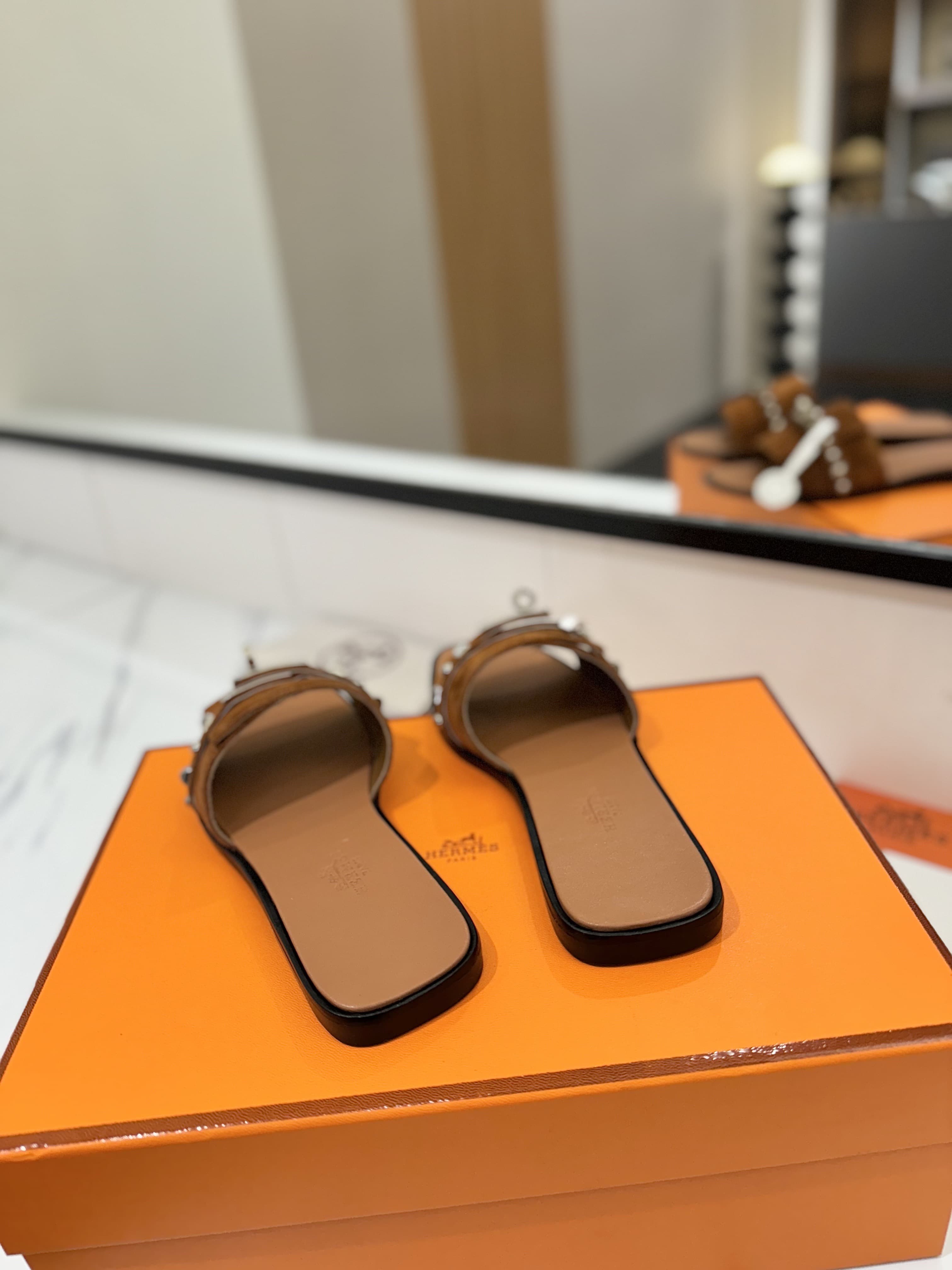 Hermes Slippers