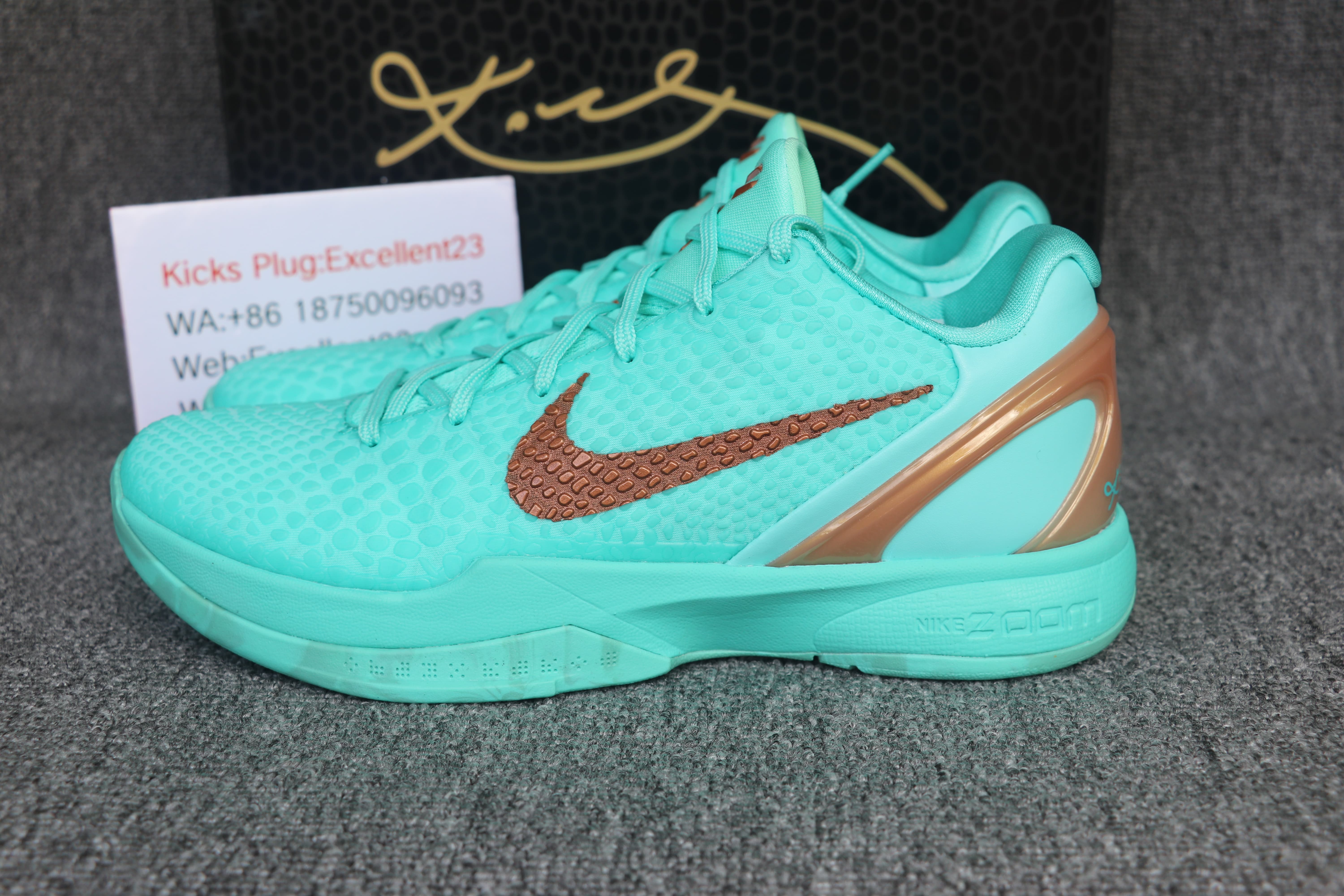 Jalen Burunson x Nike Zoom Kobe 6 Protro Statue Of Liberty PE