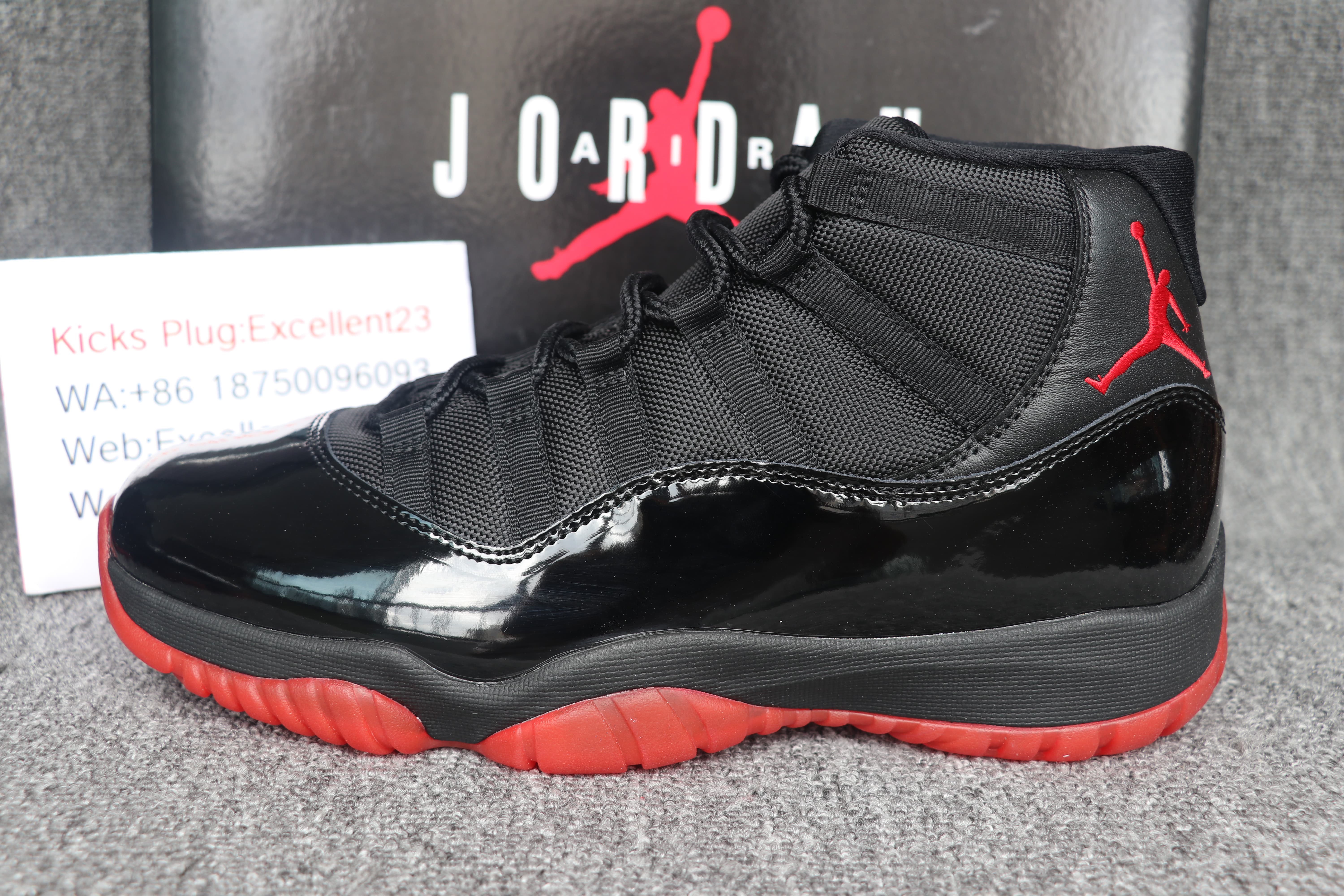 Air Jordan 11 High Black Red