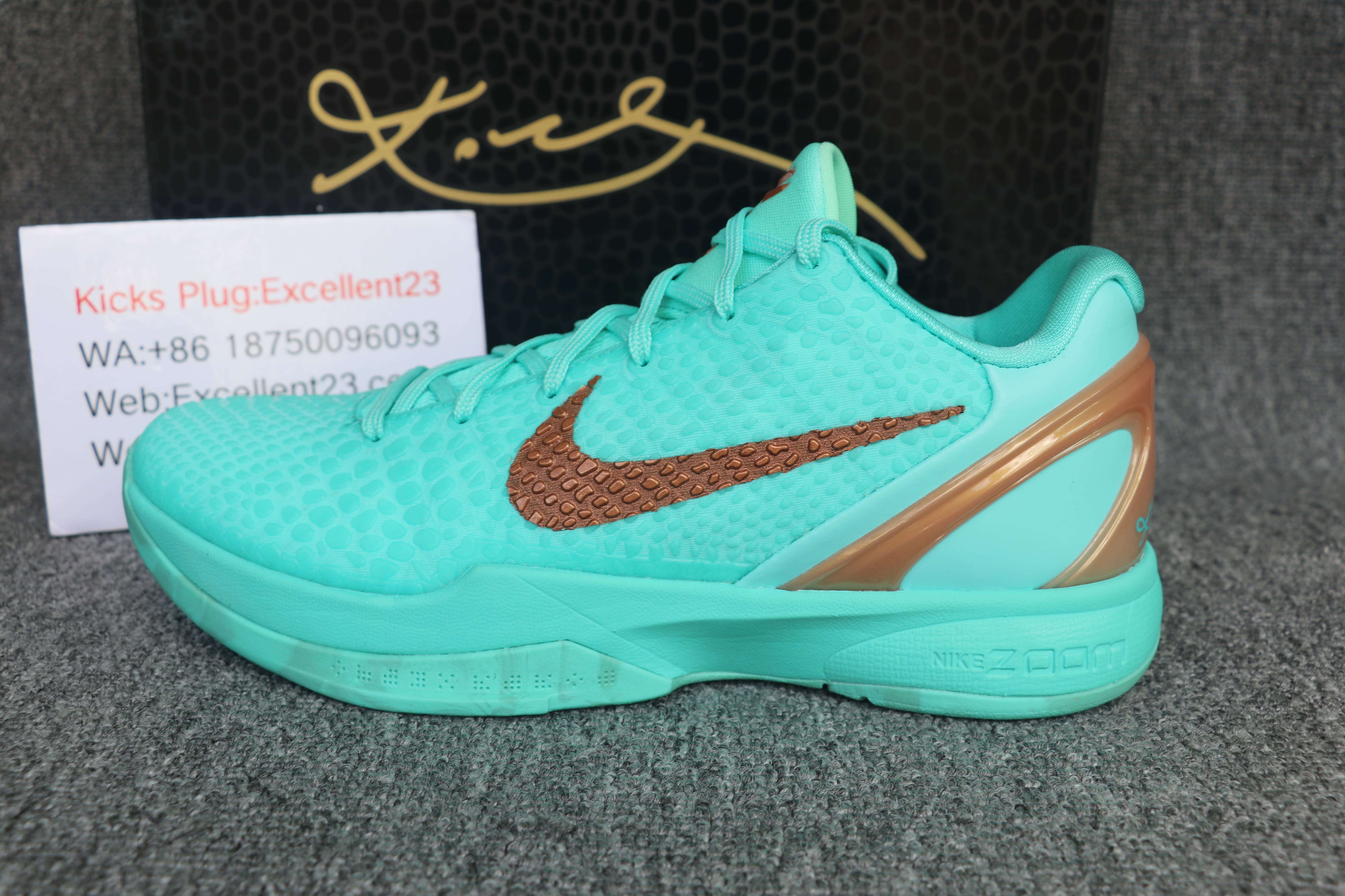 Jalen Burunson x Nike Zoom Kobe 6 Protro Statue Of Liberty PE