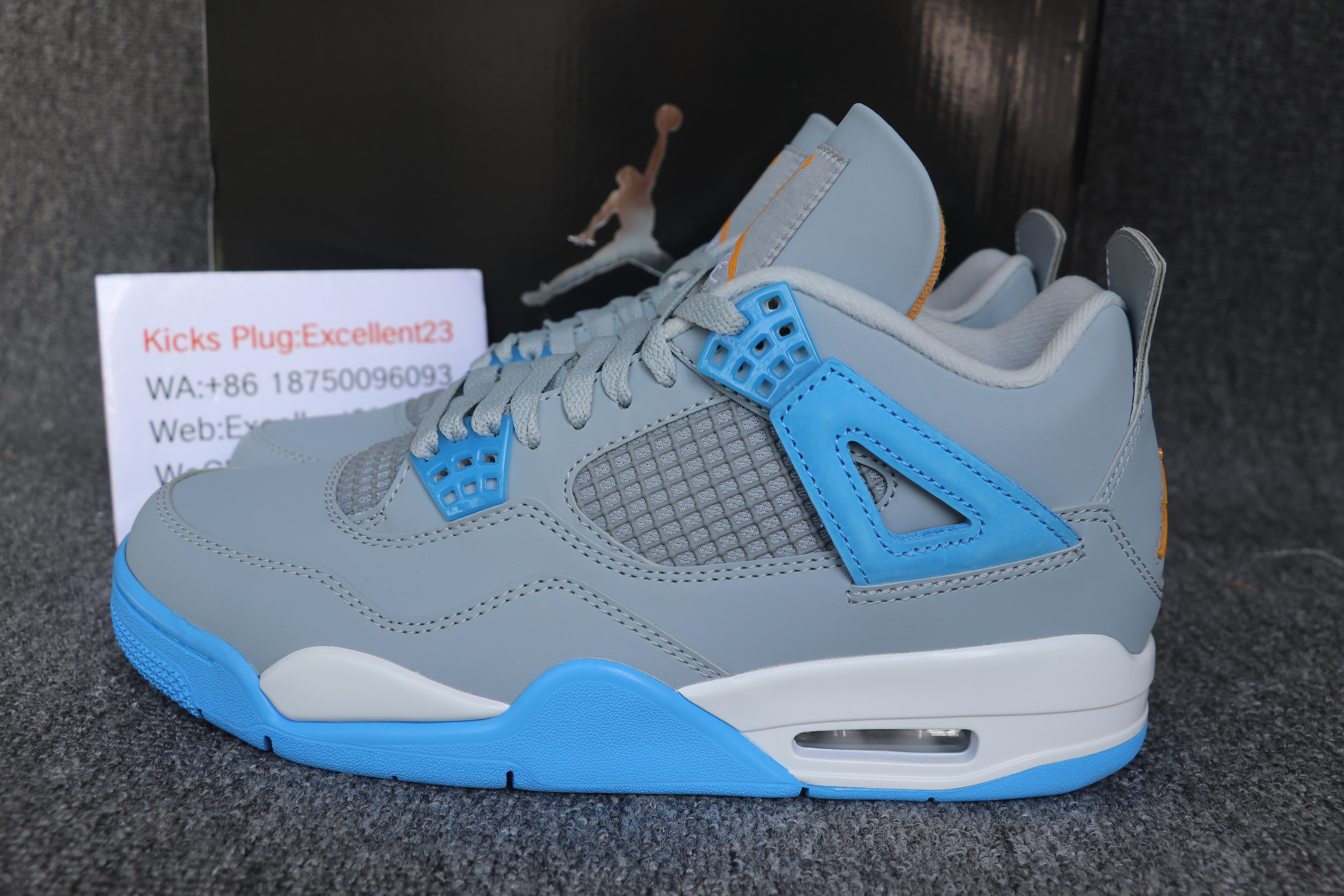 Air Jordan 4 Mist Blue
